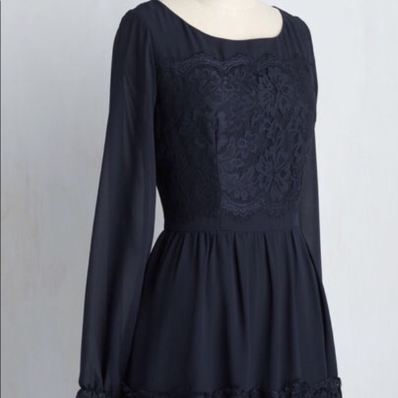 Soieblu Dresses & Skirts - Might Come in Fancy Long Sleeve Dress